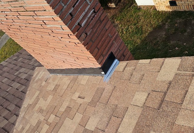 Chimney flashing is repaired by Advance Roofing professionals