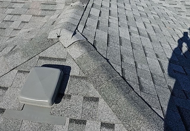 New vent installed on a roof